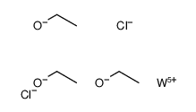 Tungsten(5+) chloride ethanolate (1:2:3) Structure