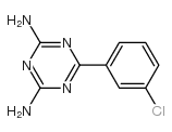 6-(3-chlorophenyl)-1,3,5-triazine-2,4-diamine Structure