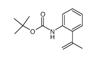tert-butyl N-[2-(1-methylethenyl)phenyl]carbamate结构式