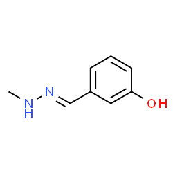 Benzaldehyde, 3-hydroxy-, methylhydrazone (9CI)结构式