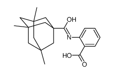 2-[(3,5,7-trimethyladamantane-1-carbonyl)amino]benzoic acid结构式