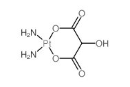Platinum,diammine[hydroxypropanedioato(2-)-kO1,kO3]-, (SP-4-2)- (9CI)结构式