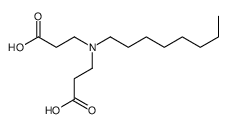 3-[2-carboxyethyl(octyl)amino]propanoic acid Structure
