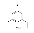 4-chloro-2-ethyl-6-methylphenol Structure