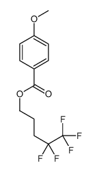 4,4,5,5,5-pentafluoropentyl 4-methoxybenzoate Structure
