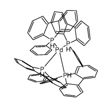 tetrakis(9-phenyl-9-phosphafluorene)palladium(0) Structure