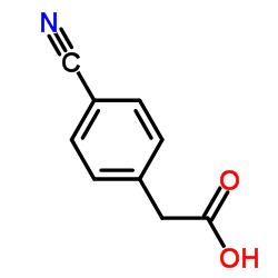 (4-Cyanophenyl)acetic acid Structure