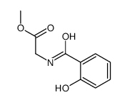 N-(2-Hydroxybenzoyl)glycine methyl ester结构式