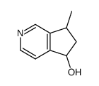 7-methyl-6,7-dihydro-5H-[2]pyrindin-5-ol Structure