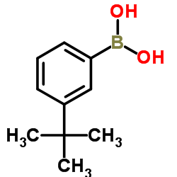 3-叔丁基苯硼酸结构式