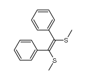 (Z)-1,2-Bis(methylthio)-1,2-diphenylethen Structure