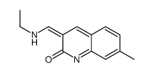 2(1H)-Quinolinone,3-[(ethylimino)methyl]-7-methyl-(9CI)结构式
