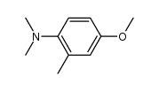 4-Methoxy-2-methyl-N,N-dimethyl-anilin结构式