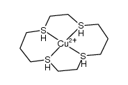 [Cu(1,4,8,11-tetrathiacyclotetradecane)](2+)结构式