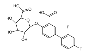 Diflunisal 1-O-β-D-Glucuronide Structure