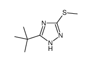 5-tert-butyl-3-methylsulfanyl-1H-1,2,4-triazole Structure