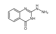 2-hydrazino-4-oxo-3H-quinazoline结构式