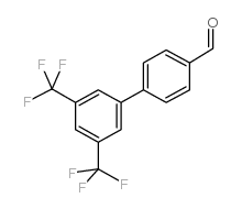 4-[3,5-双(三氟甲基)苯基]苯甲醛结构式