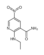 2-(ethylamino)-5-nitropyridine-3-carboxamide Structure