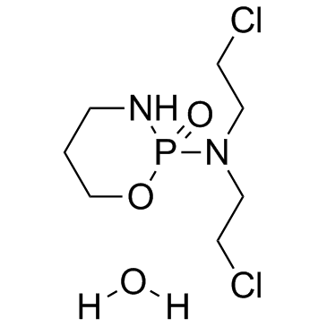 Cyclophosphamide (hydrate) structure