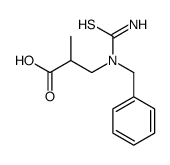 3-[benzyl(carbamothioyl)amino]-2-methylpropanoic acid Structure