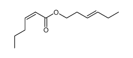 (E,Z)-2-hexenoic acid, 3-hexenyl ester Structure
