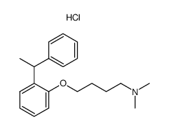 2-(4-dimethylaminobutoxy)diphenylmethylmethane hydrochloride Structure
