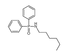 N-diphenylphosphorylhexan-1-amine结构式