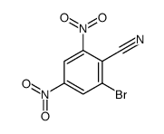 2-bromo-4,6-dinitrobenzonitrile Structure