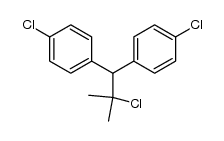 2-chloro-1,1-bis-(4-chloro-phenyl)-2-methyl-propane Structure