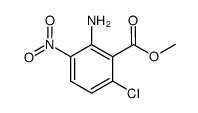 methyl 2-amino-6-chloro-3-nitrobenzoate Structure