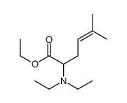 ethyl 2-(diethylamino)-5-methylhex-4-enoate Structure