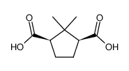 trans-apocamphoric acid Structure
