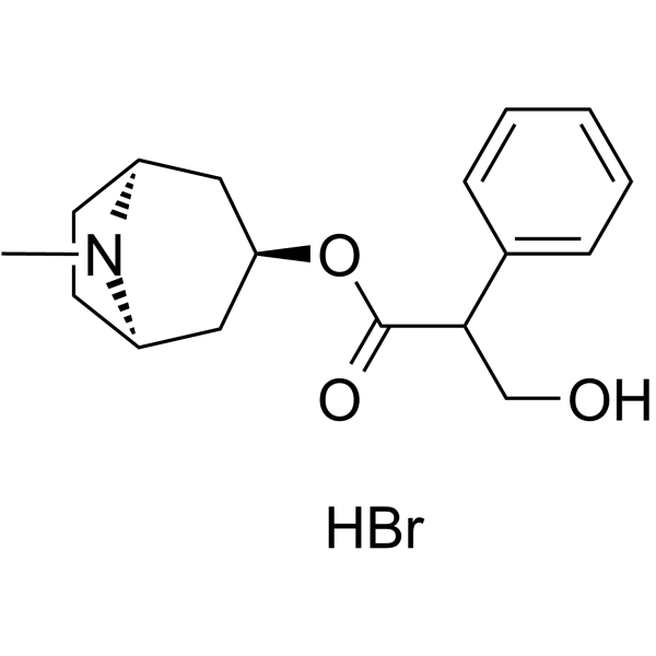 1Alphah,5alphah-tropan-3alpha-ol (+-)-tripate (ester), hydrobromide结构式