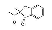2-acetyl-2-methyl-3H-inden-1-one结构式