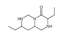 3,8-diethyl-1,2,3,6,7,8,9,9a-octahydropyrazino[1,2-c]pyrimidin-4-one Structure