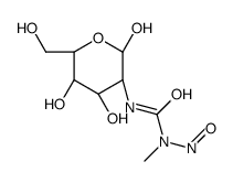 2-DESOXY-2-(3-METHYL-3-NITROSOUREIDO)-D-GLUCOPYRANOSE结构式