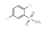 1,4-二氯-2-(甲基磺酰基)苯结构式