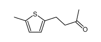 4-(5-methylthiophene-2-yl)butan-2-one结构式