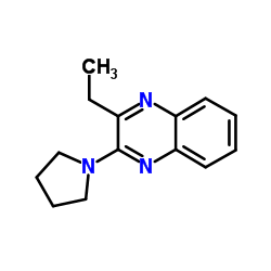 Quinoxaline, 2-ethyl-3-(1-pyrrolidinyl)- (9CI) Structure