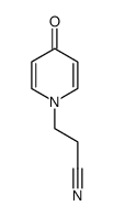 3-(4-oxo-4H-pyridin-1-yl)-propionitrile Structure