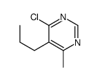 4-chloro-6-methyl-5-propylpyrimidine结构式