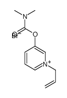 (1-prop-2-enylpyridin-1-ium-3-yl) N,N-dimethylcarbamate,bromide Structure