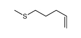 5-methylsulfanylpent-1-ene结构式