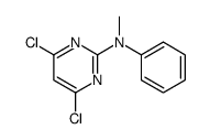 4,6-dichloro-N-methyl-N-phenylpyrimidin-2-amine Structure