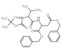 L-Aspartic acid,N-[N-[(1,1-dimethylethoxy)carbonyl]-L-valyl]-, bis(phenylmethyl) ester (9CI) picture