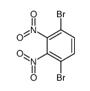 1,4-dibromo-2,3-dinitrobenzene Structure