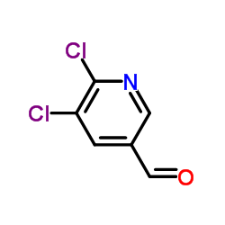 2,3-二氯-5-甲酰基吡啶结构式