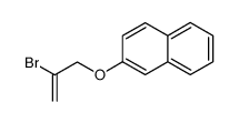 2-[(β-bromoallyl)oxy]naphthalene Structure