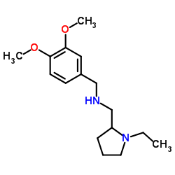 1-(3,4-Dimethoxyphenyl)-N-[(1-ethyl-2-pyrrolidinyl)methyl]methanamine结构式